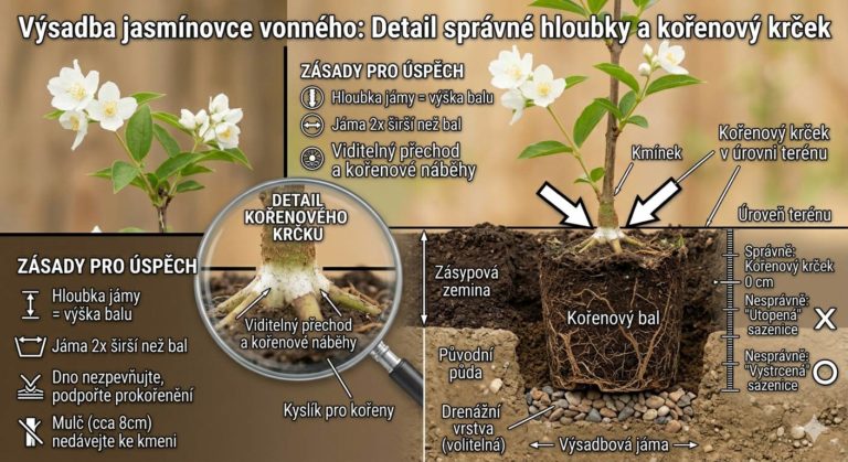 Jasmínovec vonný – pěstování, řez, druhy a péče krok za krokem