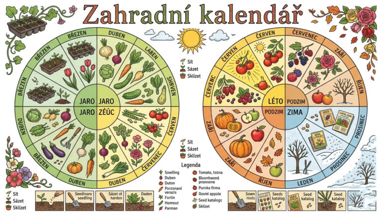 Zahradní kalendář: co dělat každý měsíc