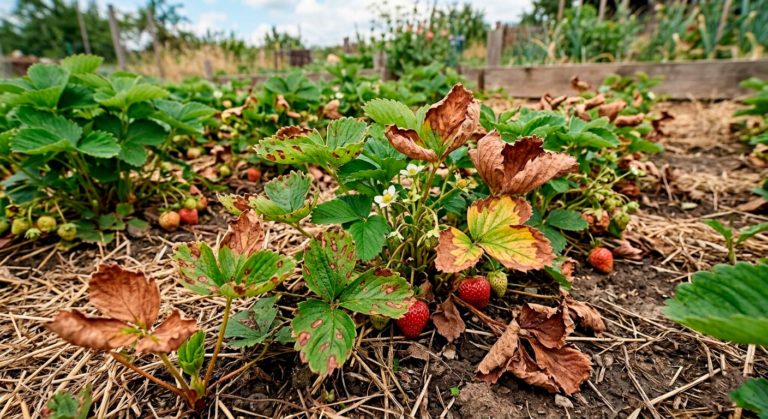 Hnědnutí listů jahod: jak správně poznat příčinu a rychle ji vyřešit